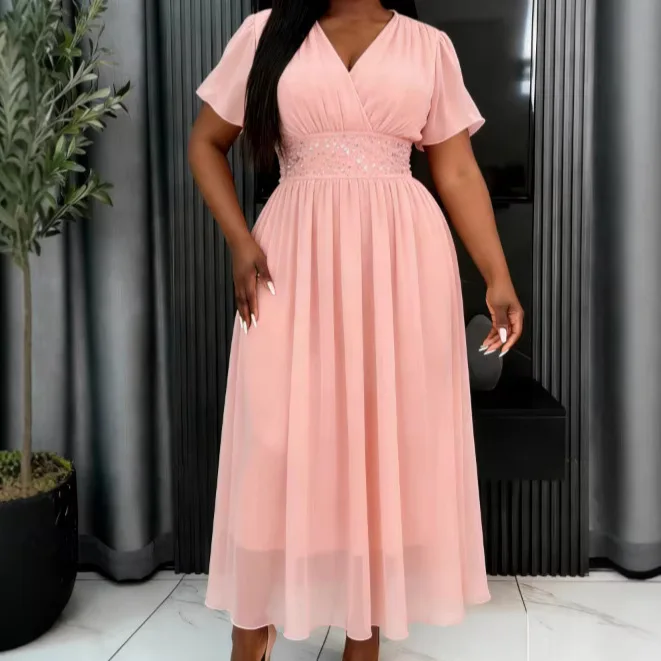 Long Dress Women Sexy Dresses A Line Vestidos Y2k Streetwear V Neck Short Sleeve High Wiast Elegant Party Night Hot Drilling
Long Dress Women Sexy Dresses A Line Vestidos Y2k Streetwear V Neck Short Sleeve High Wiast Elegant Party Night Hot Drilling