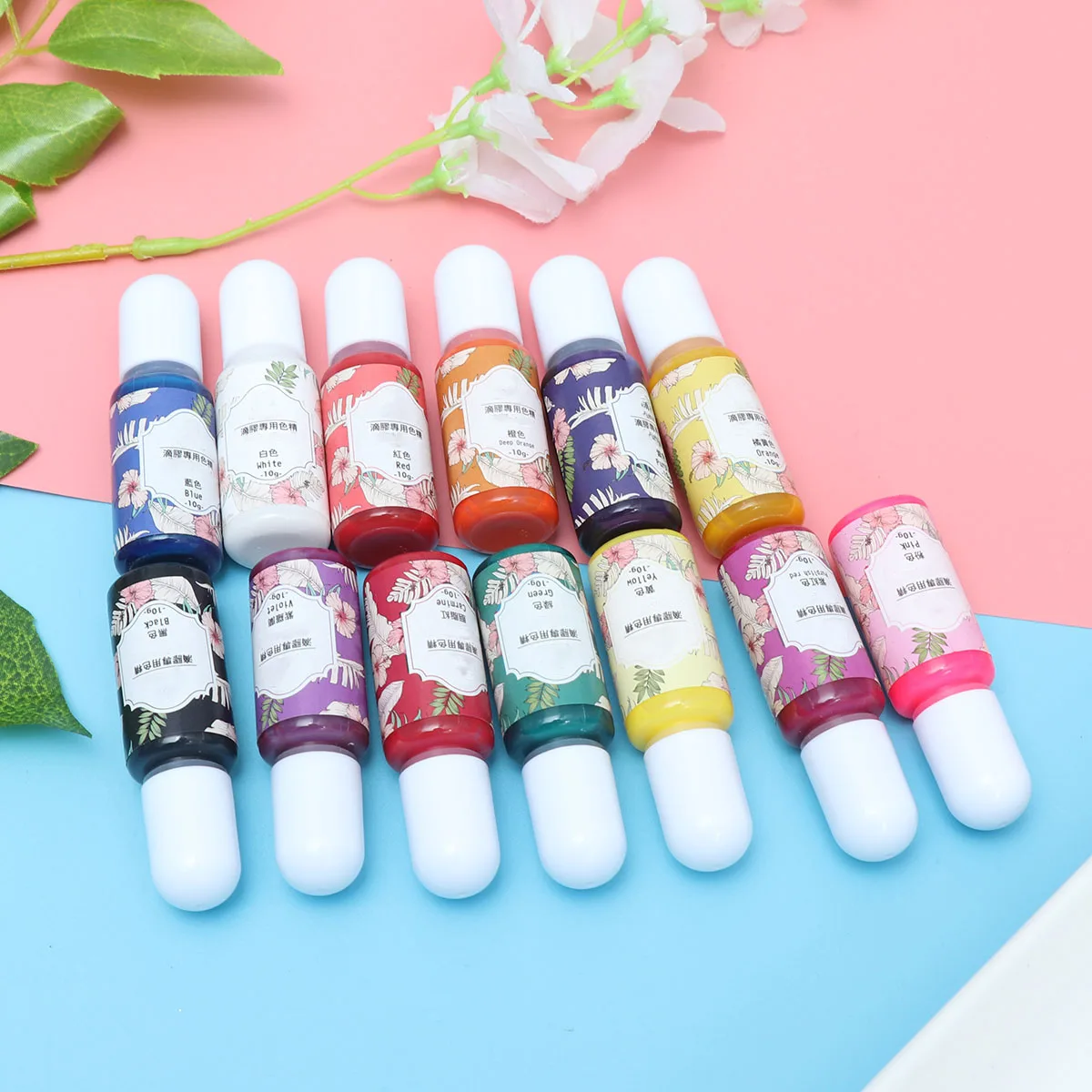 13 Colors Stable Resin Pigment Water Soluble Liquid Dye Craft Supplies Epoxy Jewelry Making DIY Art Project Accessories
13 Colors Stable Resin Pigment Water Soluble Liquid Dye Craft Supplies Epoxy Jewelry Making DIY Art Project Accessories