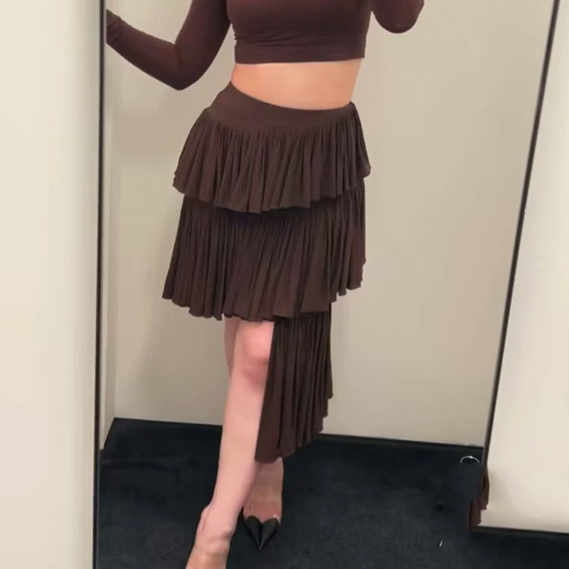 Women's Spiral Asymmetrical Half-body Skirt, Draped Design Short Skirt, Fashion Women's Skirt, High Quality, 2025, Summer, New
Women's Spiral Asymmetrical Half-body Skirt, Draped Design Short Skirt, Fashion Women's Skirt, High Quality, 2025, Summer, New