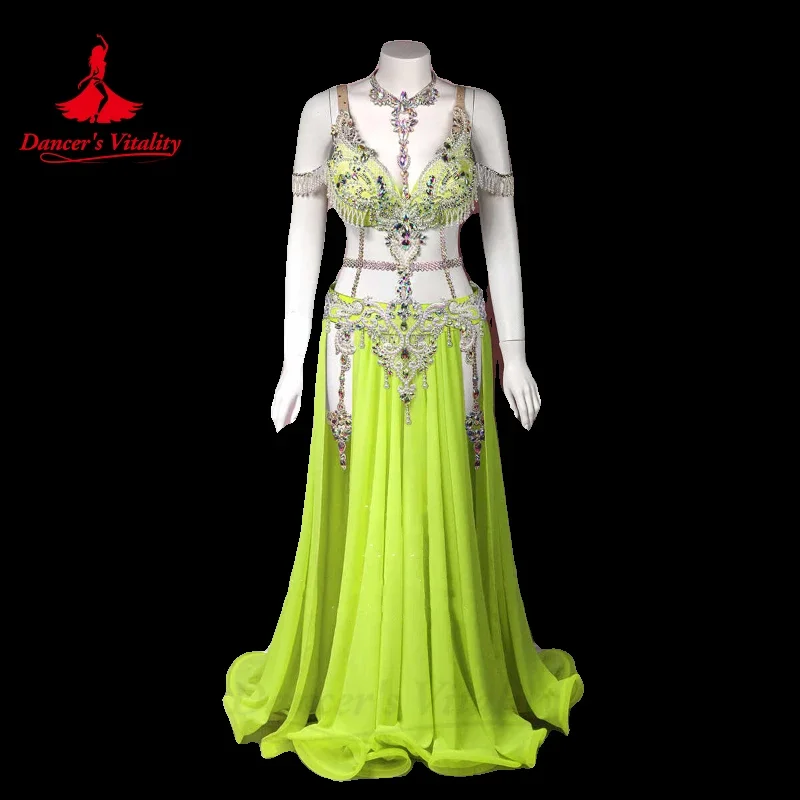Bellydance Clothing Advanced Customization Diamond Chiffon Split Long Skirt Women Oriental Professional Performance Costume
Bellydance Clothing Advanced Customization Diamond Chiffon Split Long Skirt Women Oriental Professional Performance Costume