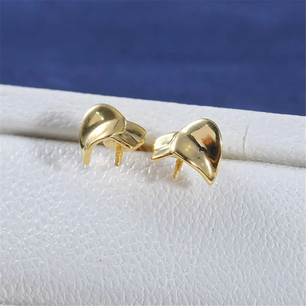 Серьги из стерлингового серебра 925 пробы с жемчугом, принадлежности для самостоятельного изготовления ювелирных изделий, пустые стойки для сережек для аксессуаров ручной работы, без жемчуга 
Серьги из стерлингового серебра 925 пробы с жемчугом, принадлежности для самостоятельного изготовления ювелирных изделий, пустые стойки для сережек для аксессуаров ручной работы, без жемчуга