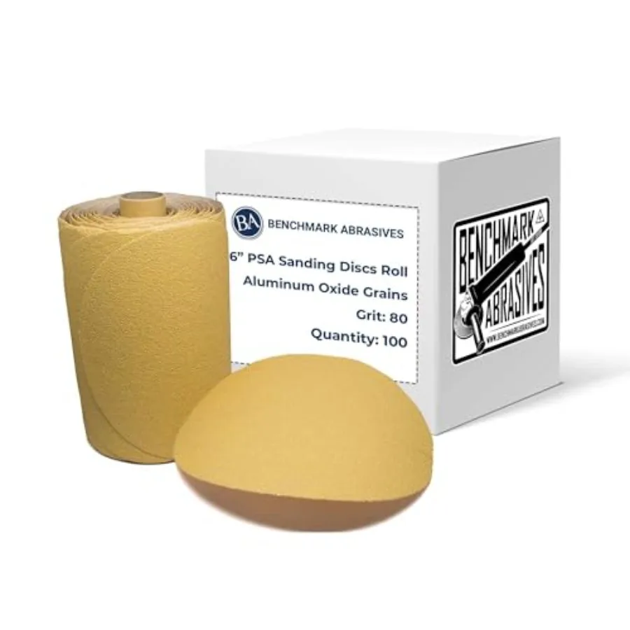 PSA Gold Self Adhesive Sanding Discs with Aluminum Oxide Grains Automotive DA Sandpaper - Sanding Discs Roll - Surface Blending
PSA Gold Self Adhesive Sanding Discs with Aluminum Oxide Grains Automotive DA Sandpaper - Sanding Discs Roll - Surface Blending