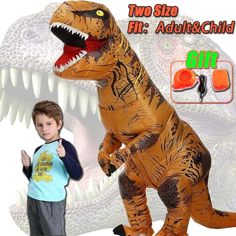 Adult/Kids Tyrannosaurus Inflatable Costume Waterproof Dinosaur Role-playing Birthday Surprise Funny Party Apparel Child Gift
Adult/Kids Tyrannosaurus Inflatable Costume Waterproof Dinosaur Role-playing Birthday Surprise Funny Party Apparel Child Gift