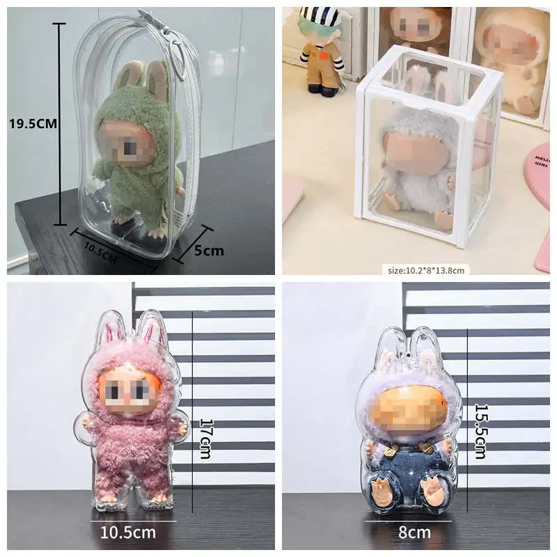 V1 V2 Labub Protective Cover Transparent Dustproof Bag 15/17cm Plush Doll Dust Drying Bag
V1 V2 Labub Protective Cover Transparent Dustproof Bag 15/17cm Plush Doll Dust Drying Bag