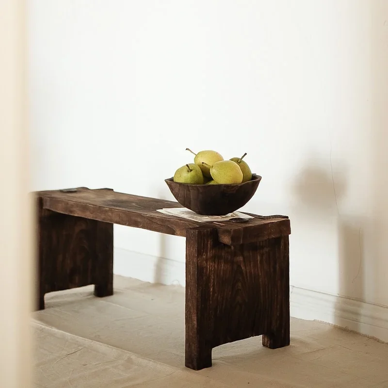 Solid wood sofa edge few corners bathroom sofa coffee table bedside chair retro handmade old art home bench
Solid wood sofa edge few corners bathroom sofa coffee table bedside chair retro handmade old art home bench