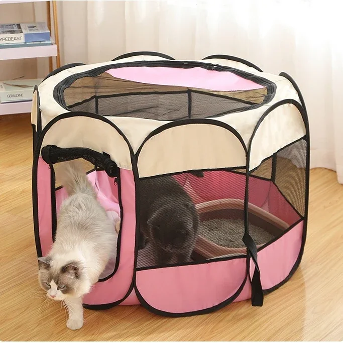 Cat Tent Delivery Room Big House Portable Folding Pet Tent Dog House Octagonal Cage Fences Care Room
Cat Tent Delivery Room Big House Portable Folding Pet Tent Dog House Octagonal Cage Fences Care Room