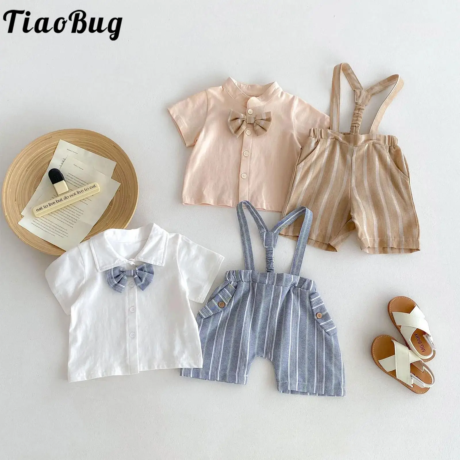 Костюм джентльмена для маленьких мальчиков, летняя рубашка с короткими рукавами и галстуком-бабочкой, топы с полосатыми подтяжками, шорты для крещения, свадьбы, вечеринки
Костюм джентльмена для маленьких мальчиков, летняя рубашка с короткими рукавами и галстуком-бабочкой, топы с полосатыми подтяжками, шорты для крещения, свадьбы, вечеринки