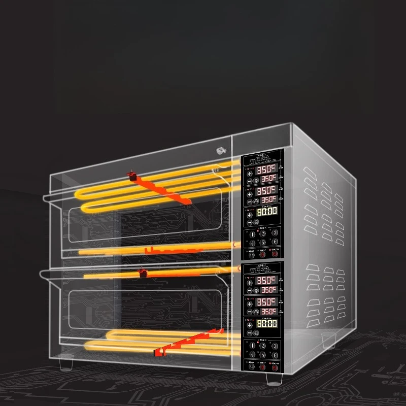 Commercial oven Large cake Electric oven Pizza two-layer baking box Large capacity one layer and two plates
Commercial oven Large cake Electric oven Pizza two-layer baking box Large capacity one layer and two plates