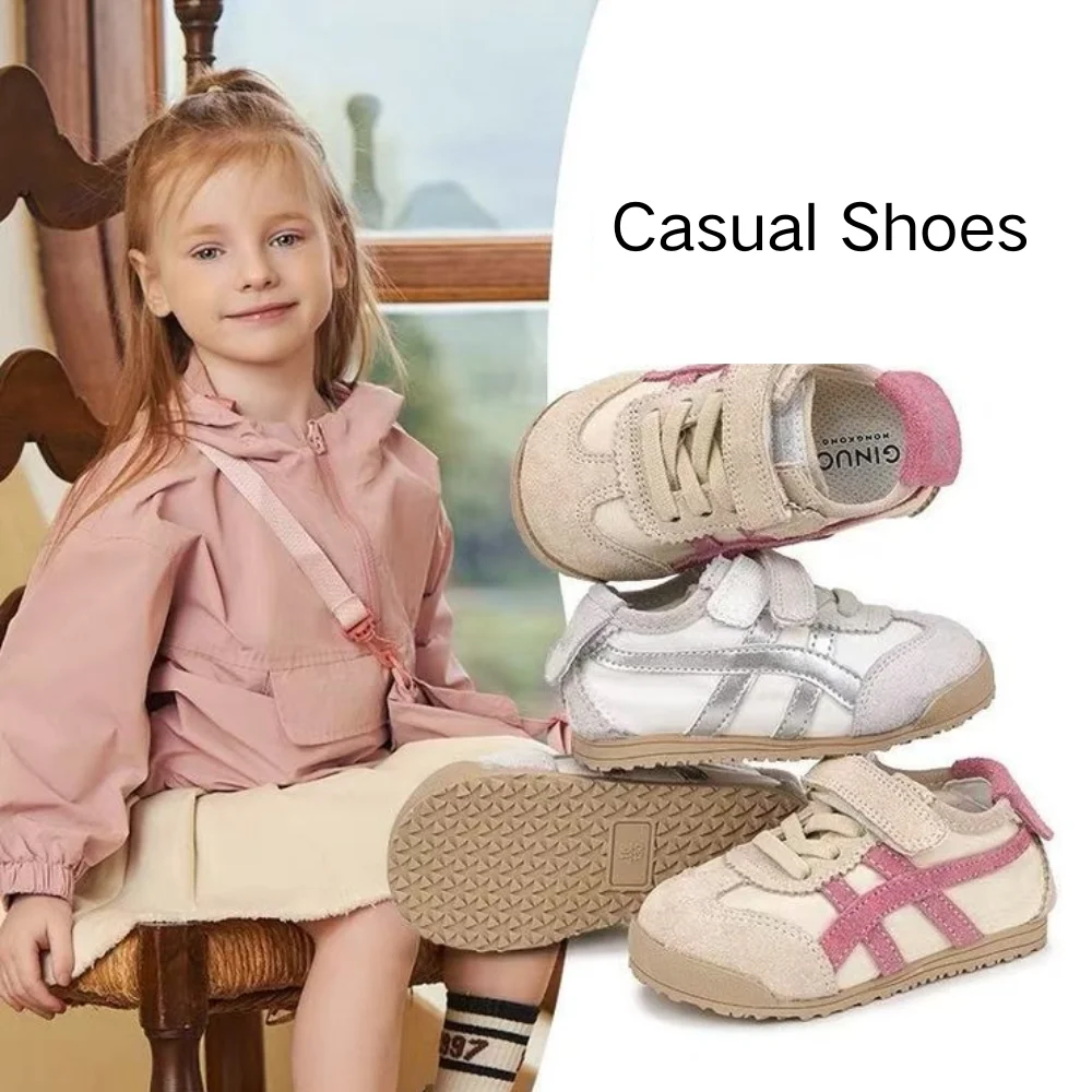 Kids Girls Retro Stripe Sneakers Patchwork Suede Upper Adjustable Strap Soft Rubber Sole Shoes for Daily Casual & Outdoor Play
Kids Girls Retro Stripe Sneakers Patchwork Suede Upper Adjustable Strap Soft Rubber Sole Shoes for Daily Casual & Outdoor Play