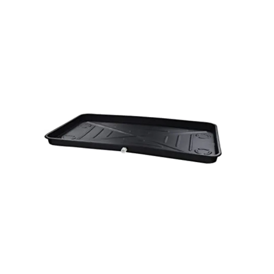 A/C Secondary Plastic Condensate Drain Pan Air Conditioner Drip Pan with Rolled Edges 27" x 48" Black
A/C Secondary Plastic Condensate Drain Pan Air Conditioner Drip Pan with Rolled Edges 27" x 48" Black