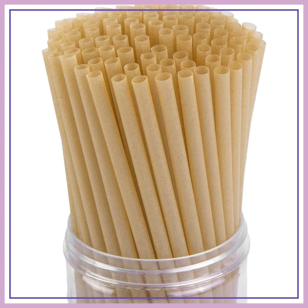 200PCS Disposable Drinking Straws for Hot Cold Drinks, Coffee, Cocktail, Juice - Natural Brown
200PCS Disposable Drinking Straws for Hot Cold Drinks, Coffee, Cocktail, Juice - Natural Brown