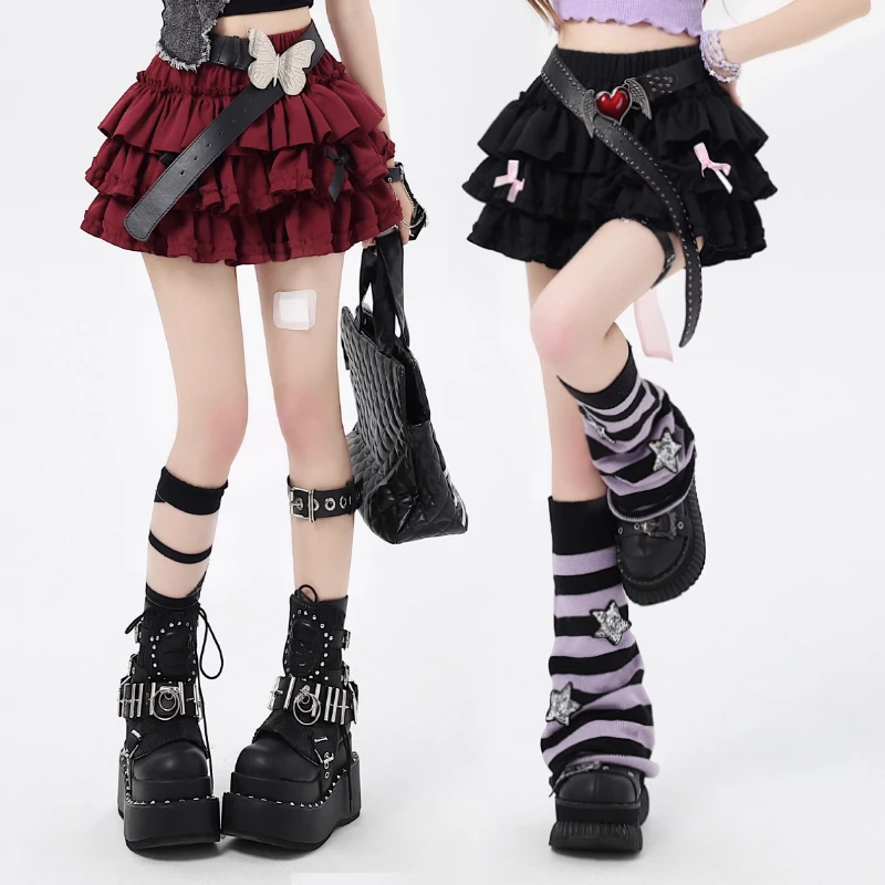 Японские кавайные плиссированные короткие юбки JK Harajuku Y2k в стиле Лолиты, мини-юбка, женские корейские юбки с высокой талией и бантом и оборками, торт
Японские кавайные плиссированные короткие юбки JK Harajuku Y2k в стиле Лолиты, мини-юбка, женские корейские юбки с высокой талией и бантом и оборками, торт