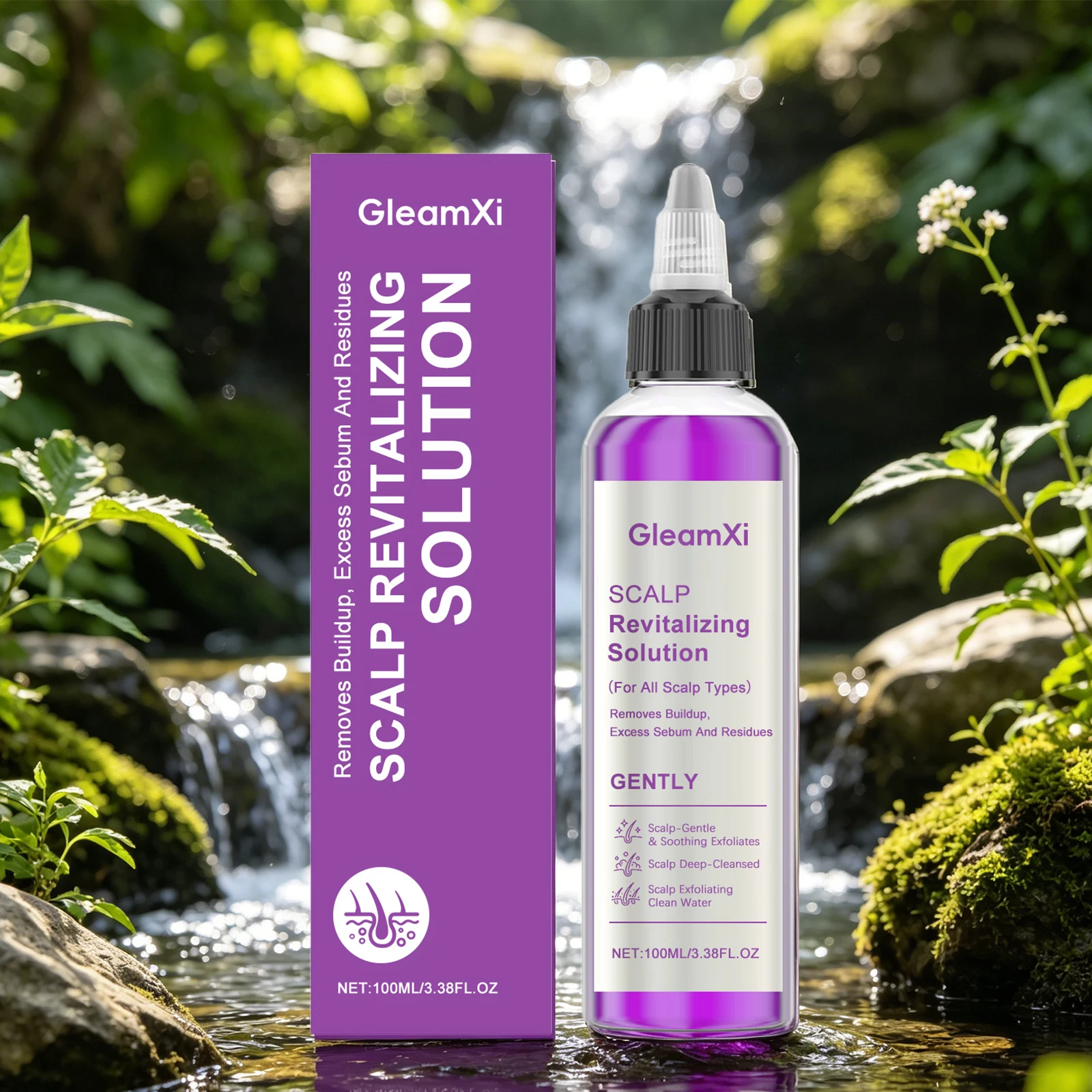 Scalp Revitalizing Solution for Scalp Cleaning Dirt Relieve Itching Reduce Dryness Repair Damaged Barrier Scalp Soothing Serum
Scalp Revitalizing Solution for Scalp Cleaning Dirt Relieve Itching Reduce Dryness Repair Damaged Barrier Scalp Soothing Serum