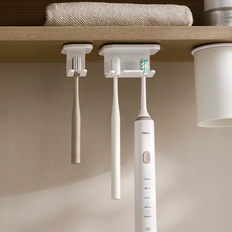 Self Adhesive Detachable Toothbrush Holder for Bathroom Countertop Wall Mounted Electric Toothbrush Plastic Hook Banheiro
Self Adhesive Detachable Toothbrush Holder for Bathroom Countertop Wall Mounted Electric Toothbrush Plastic Hook Banheiro