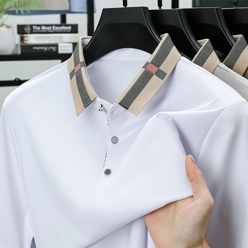 роскошь качество Короткие рукава Мужские рубашки Polo новые модные Личность воротник роскошные блузки бутик ледяной шелк футболки для бизнеса Отдых
роскошь качество Короткие рукава Мужские рубашки Polo новые модные Личность воротник роскошные блузки бутик ледяной шелк футболки для бизнеса Отдых