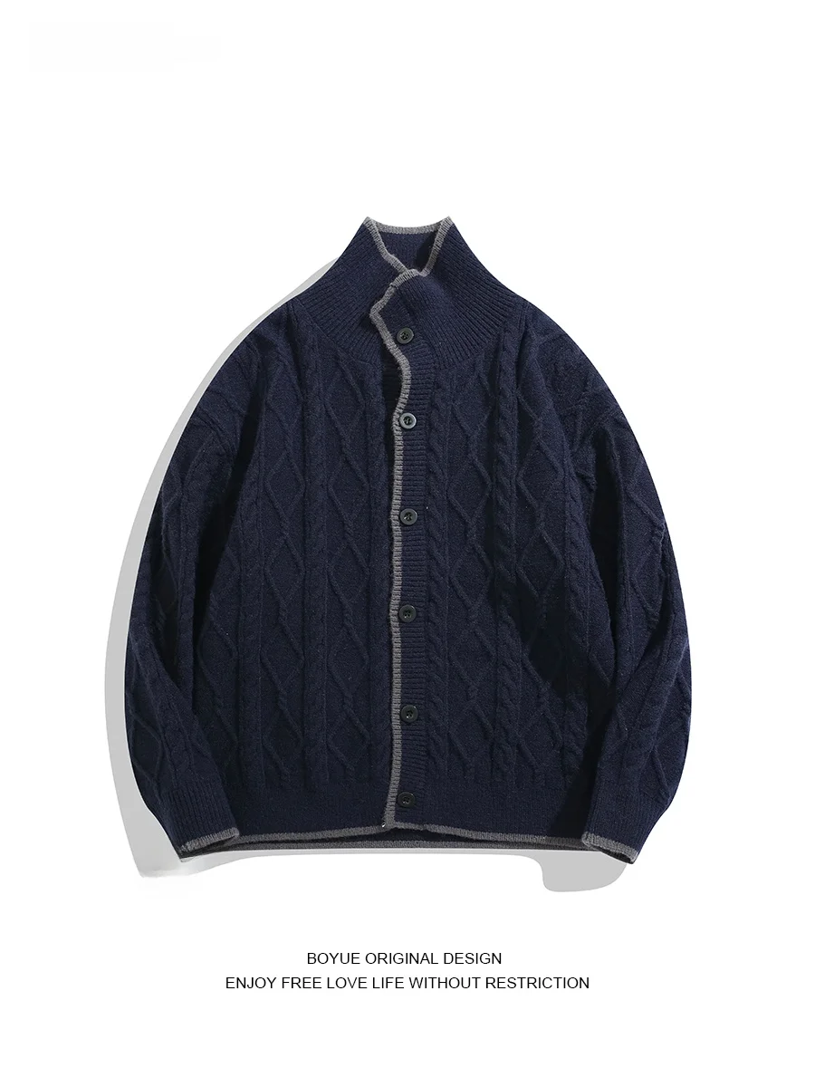 Boyue корейский вязаный повседневный свитер с цветочным принтом пальто для мужчин и женщин воротник длинный све теплый чистый цвет модная верхняя одежда для отдыха
Boyue корейский вязаный повседневный свитер с цветочным принтом пальто для мужчин и женщин воротник длинный све теплый чистый цвет модная верхняя одежда для отдыха