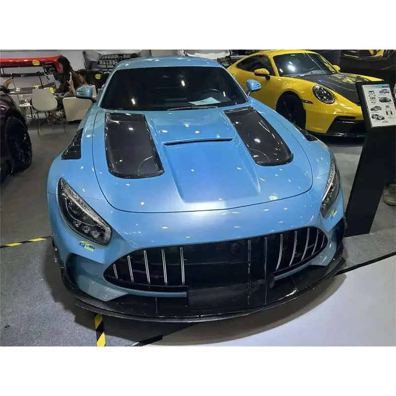 Black Series Style Car Dry Forged Carbon Fiber Bonnet Hood for GT GTC GTS 2015-2018 Carbon Car Body Kits Parts
Black Series Style Car Dry Forged Carbon Fiber Bonnet Hood for GT GTC GTS 2015-2018 Carbon Car Body Kits Parts