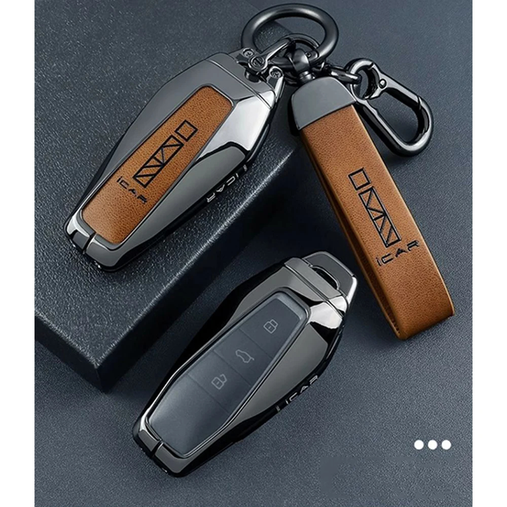 For Chery JAECOO J6 Icar 03 Accessories Interior Brown/Black Car Remote Control Key Case Keychain Garnish Trim Cover 2024 2025
For Chery JAECOO J6 Icar 03 Accessories Interior Brown/Black Car Remote Control Key Case Keychain Garnish Trim Cover 2024 2025