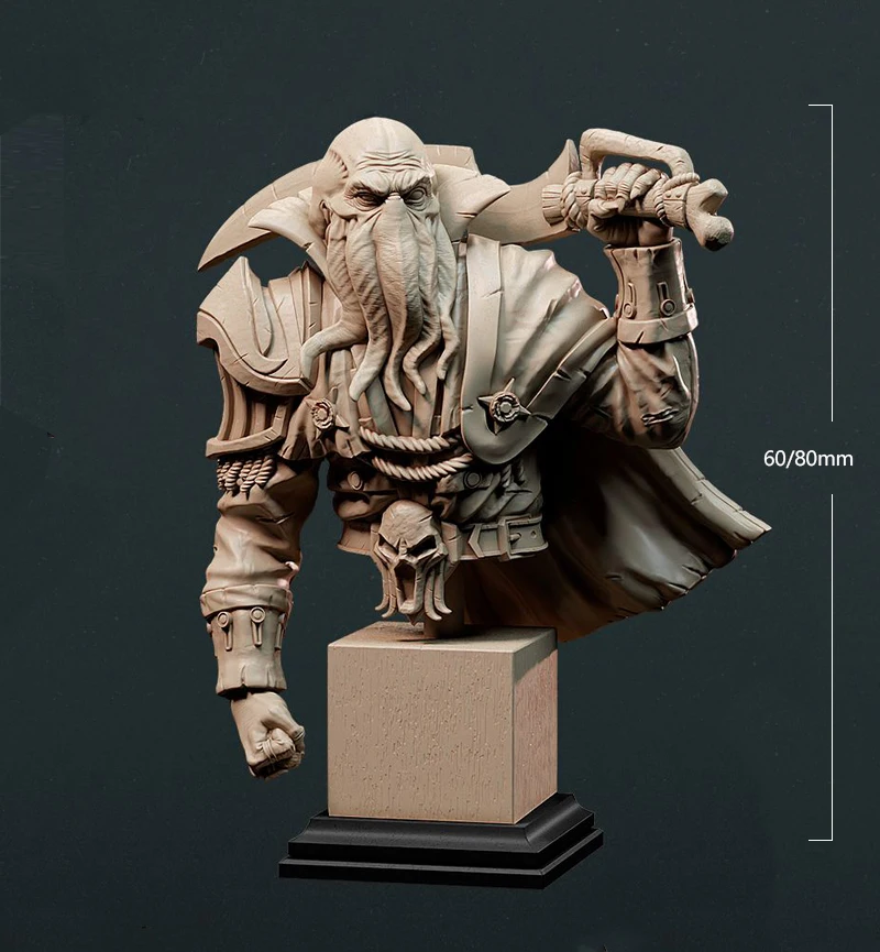 1/24 60mm 1/18 80mm Resin Model Kits Octopus Man Bust Figure Sculpture Unpainted No Color DW-108
1/24 60mm 1/18 80mm Resin Model Kits Octopus Man Bust Figure Sculpture Unpainted No Color DW-108