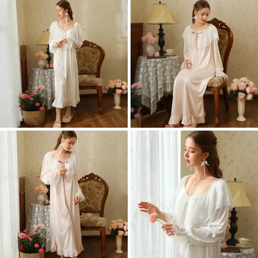 New Style Women's Thin Long Sleeve Nightgown, Princess Mesh Sleepwear for Summer
New Style Women's Thin Long Sleeve Nightgown, Princess Mesh Sleepwear for Summer