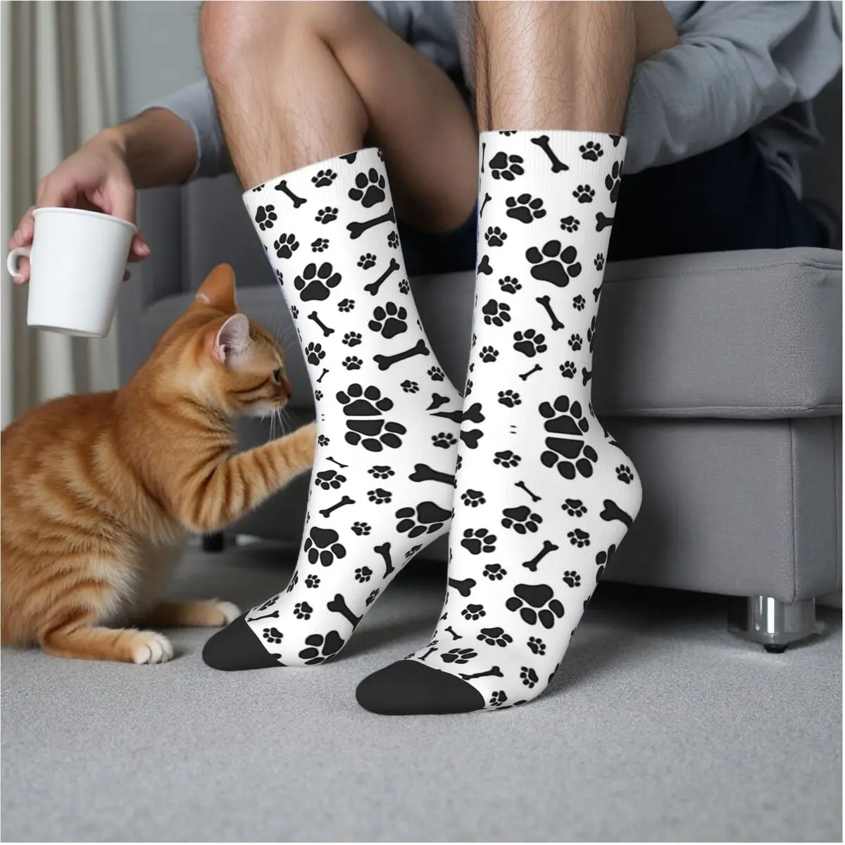 Красочные носки с принтом собачьей лапы, супер мягкие чулки в стиле Харадзюку, всесезонные длинные носки, аксессуары для подарка на день рождения унисекс
Красочные носки с принтом собачьей лапы, супер мягкие чулки в стиле Харадзюку, всесезонные длинные носки, аксессуары для подарка на день рождения унисекс