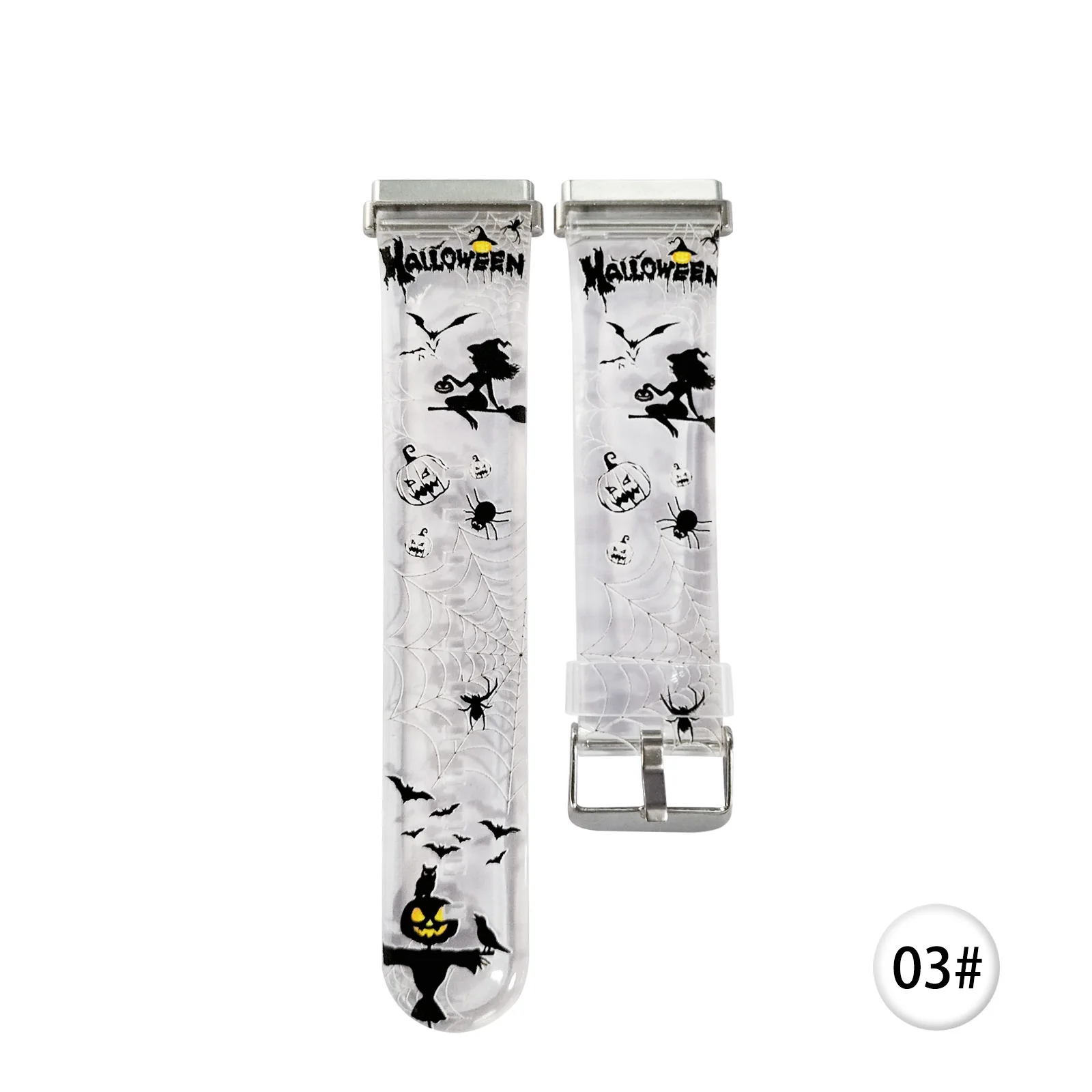 Pumpkin Party Transpare Print Strap for Fitbit Sense Watchband Replaceable Bracelet for Versa 4/3 Watch Band for Women as a Gift
Pumpkin Party Transpare Print Strap for Fitbit Sense Watchband Replaceable Bracelet for Versa 4/3 Watch Band for Women as a Gift