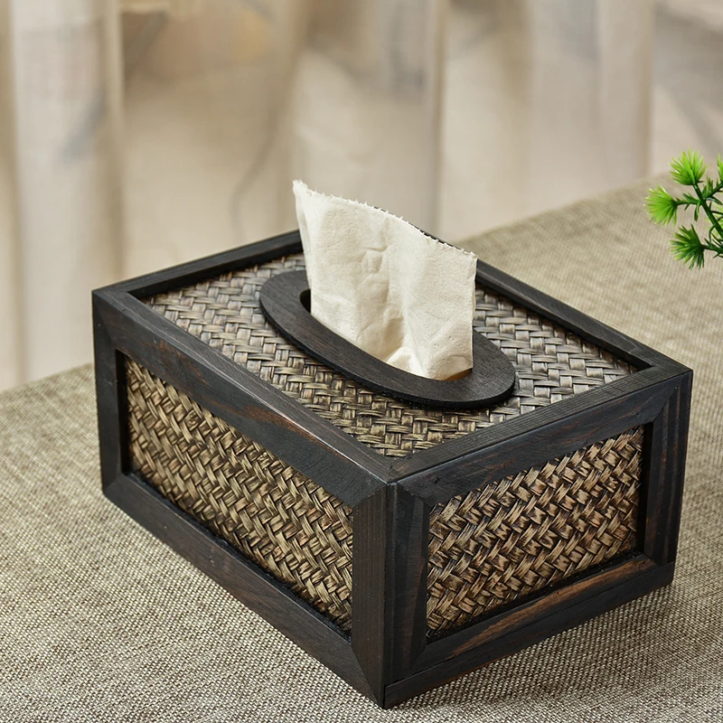 Thailand Bamboo Tissue Box Home Living Room Creative Solid Wood Vintage Rattan Light Chinese Style Napkin/Tissue Holder
Thailand Bamboo Tissue Box Home Living Room Creative Solid Wood Vintage Rattan Light Chinese Style Napkin/Tissue Holder