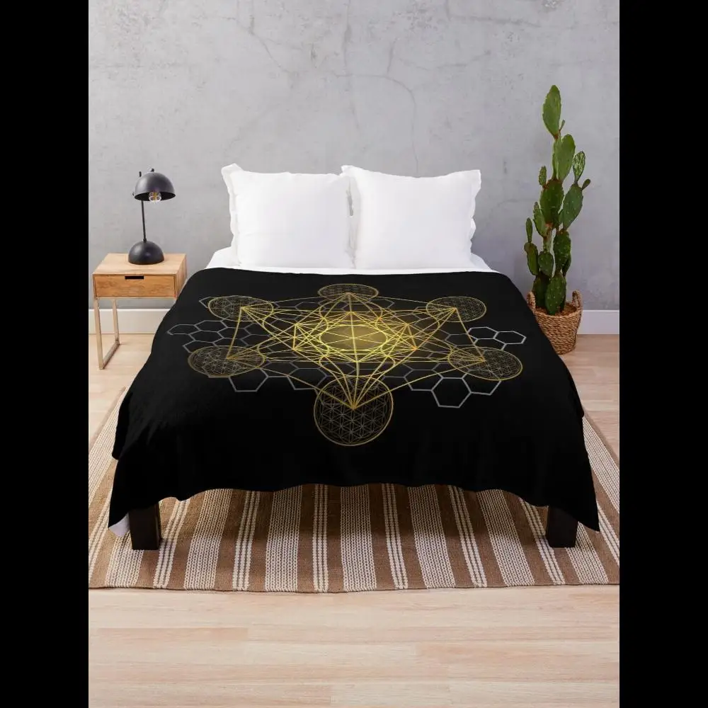 Sacred Geometry Metatrons Cube Throw Blanket for Sofa Bed Decor Cosmic Spiritual Design Soft Cozy Fleece Blanket x
Sacred Geometry Metatrons Cube Throw Blanket for Sofa Bed Decor Cosmic Spiritual Design Soft Cozy Fleece Blanket x