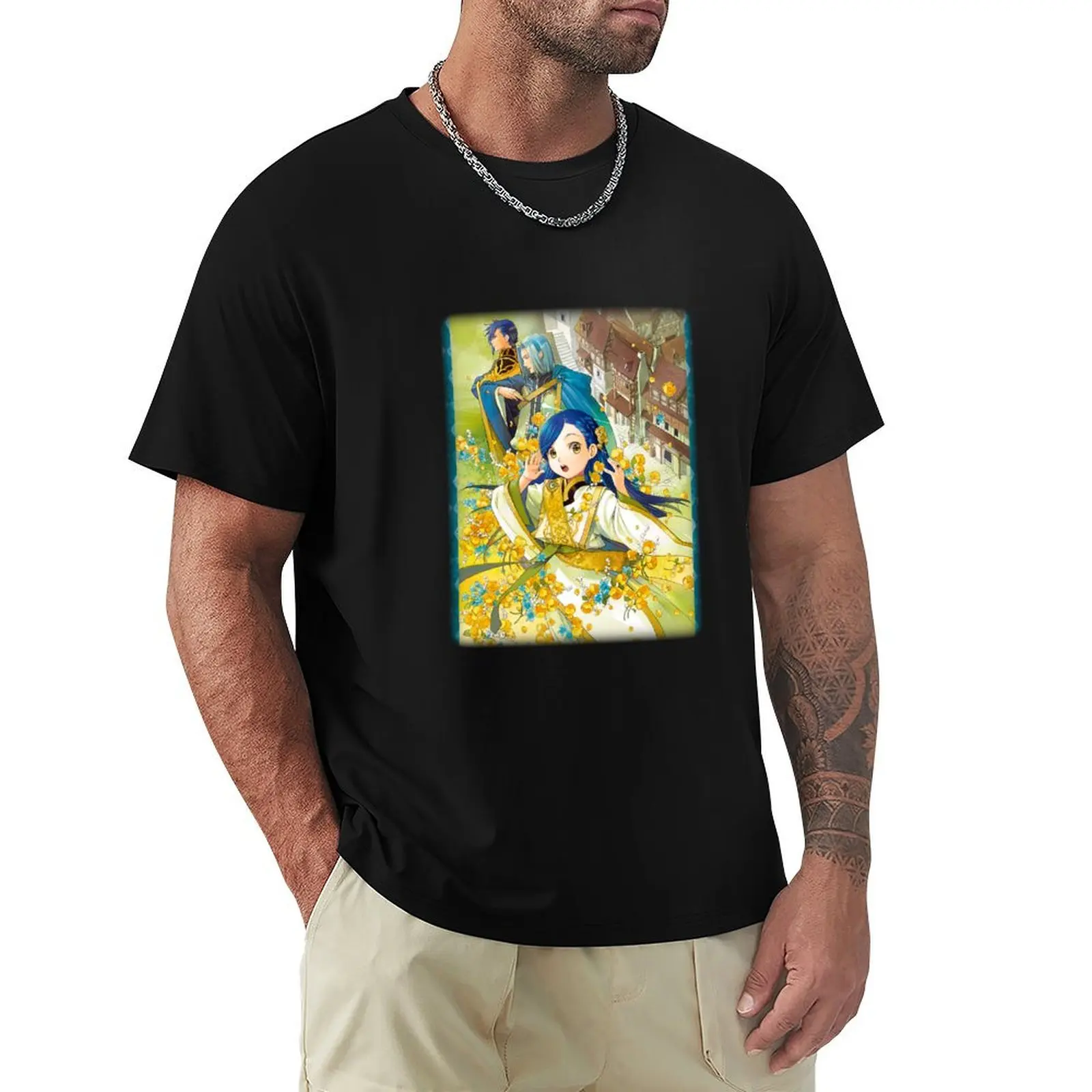 Ascendance of a bookworm Myne T-Shirt cotton graphic tees funny shirt cotton kawaii clothes new edition shirts graphic tee men
Ascendance of a bookworm Myne T-Shirt cotton graphic tees funny shirt cotton kawaii clothes new edition shirts graphic tee men