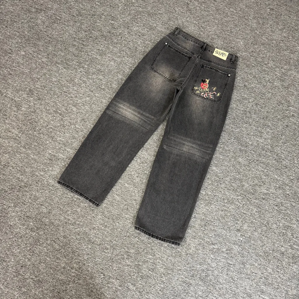 Bla Waed Denim Casual High Waist Jeans Youth Loose Fit Cotton Zipper Closure Fem Jeans Spring Autumn Seasonal Wear
Bla Waed Denim Casual High Waist Jeans Youth Loose Fit Cotton Zipper Closure Fem Jeans Spring Autumn Seasonal Wear