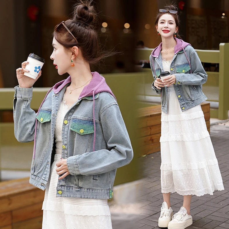 Корейская цветная вязаная шапка Faion Blo, джинсовая джинсовая джинсовая женская осенняя новинка, индивидуальный универсальный утягивающий топ, модный
Корейская цветная вязаная шапка Faion Blo, джинсовая джинсовая джинсовая женская осенняя новинка, индивидуальный универсальный утягивающий топ, модный