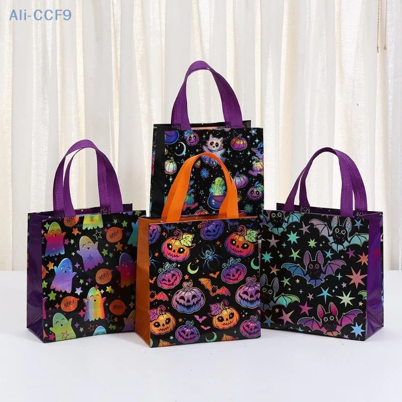 1/4 Pcs Printed Shopping Tote Bag Colorful Halloween 3D Laminated Bag Party Non-woven Bag
1/4 Pcs Printed Shopping Tote Bag Colorful Halloween 3D Laminated Bag Party Non-woven Bag