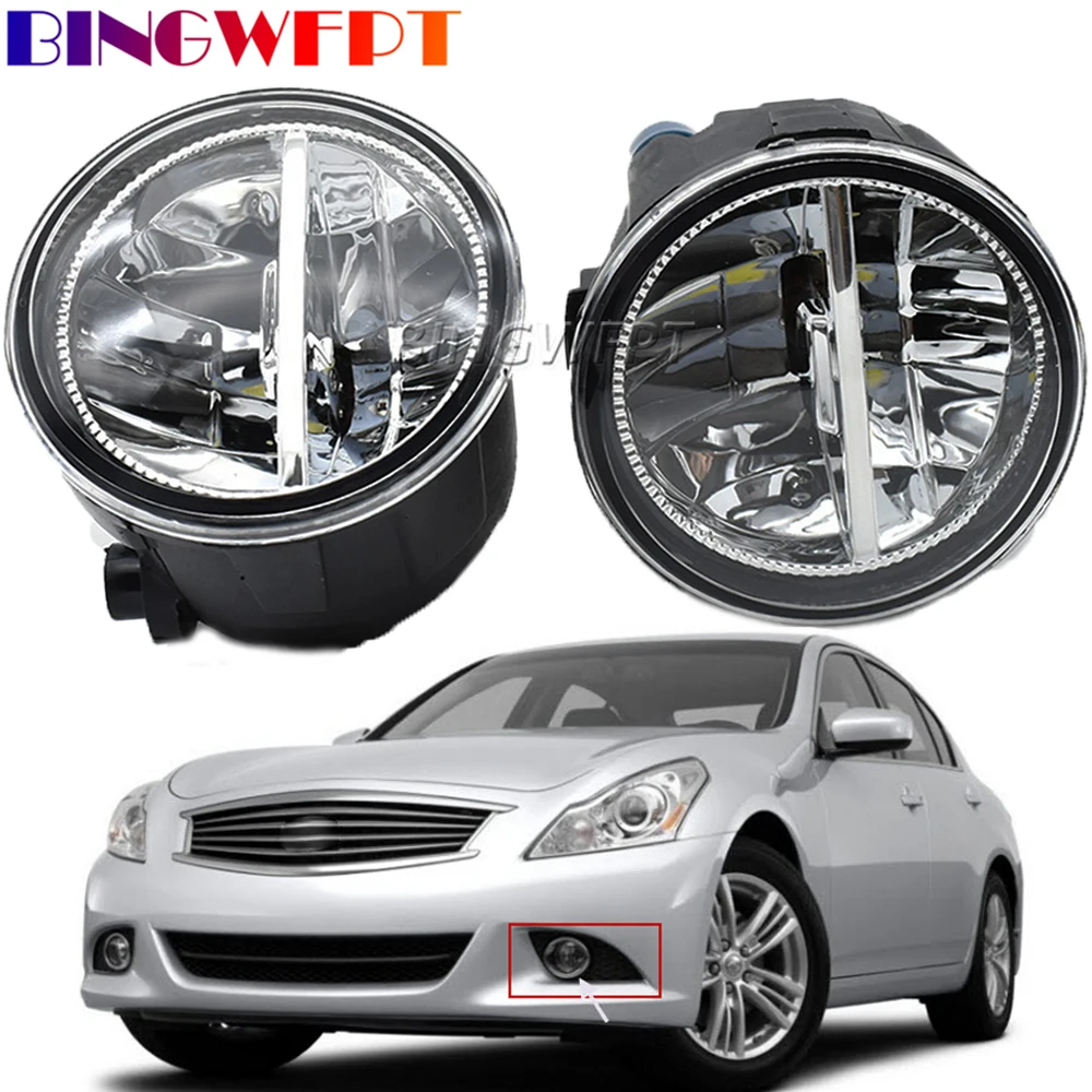 For Infiniti G25 G37 2010 2011 2012 2013 Q60 2014 2015 NEW 2PCS 9-Pieces Led Halogen Fog Lights 12V Fog Head Lamp Car-Styling
For Infiniti G25 G37 2010 2011 2012 2013 Q60 2014 2015 NEW 2PCS 9-Pieces Led Halogen Fog Lights 12V Fog Head Lamp Car-Styling