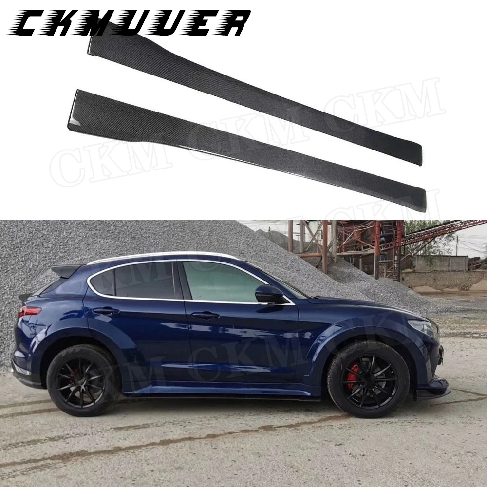 CKMUUER Carbon Fiber Side Skirts For Alfa Romeo Stelvio 2017 2018 2019 Door Bumper Bottom Plate Protector Car Styling FRP
CKMUUER Carbon Fiber Side Skirts For Alfa Romeo Stelvio 2017 2018 2019 Door Bumper Bottom Plate Protector Car Styling FRP