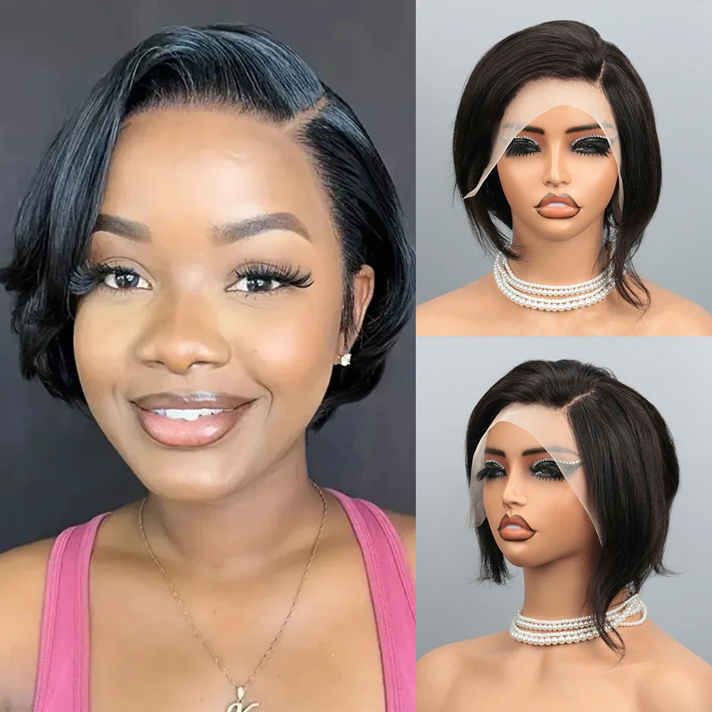 Pixie Cut Bob Wig Human Hair Lace Wigs 13X4 Lace Front Brazilian Hair Wigs Short Bob Human Hair Wigs On Clearance Sale Choice
Pixie Cut Bob Wig Human Hair Lace Wigs 13X4 Lace Front Brazilian Hair Wigs Short Bob Human Hair Wigs On Clearance Sale Choice