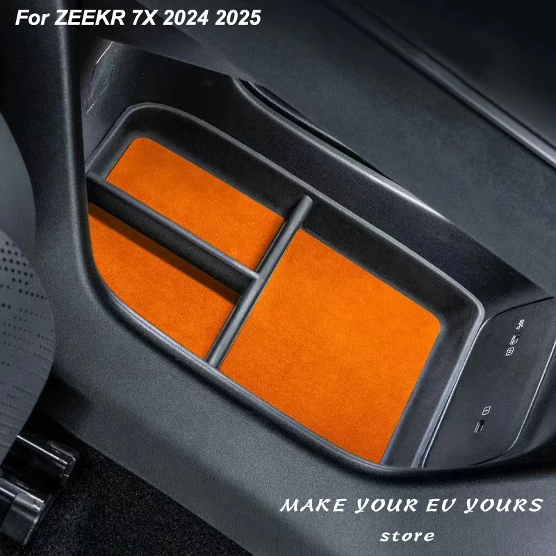For Zeekr 7X 2024 2025 Central Control Lower Storage Box Suede Storage Box Alcantara Interior Accessories
For Zeekr 7X 2024 2025 Central Control Lower Storage Box Suede Storage Box Alcantara Interior Accessories