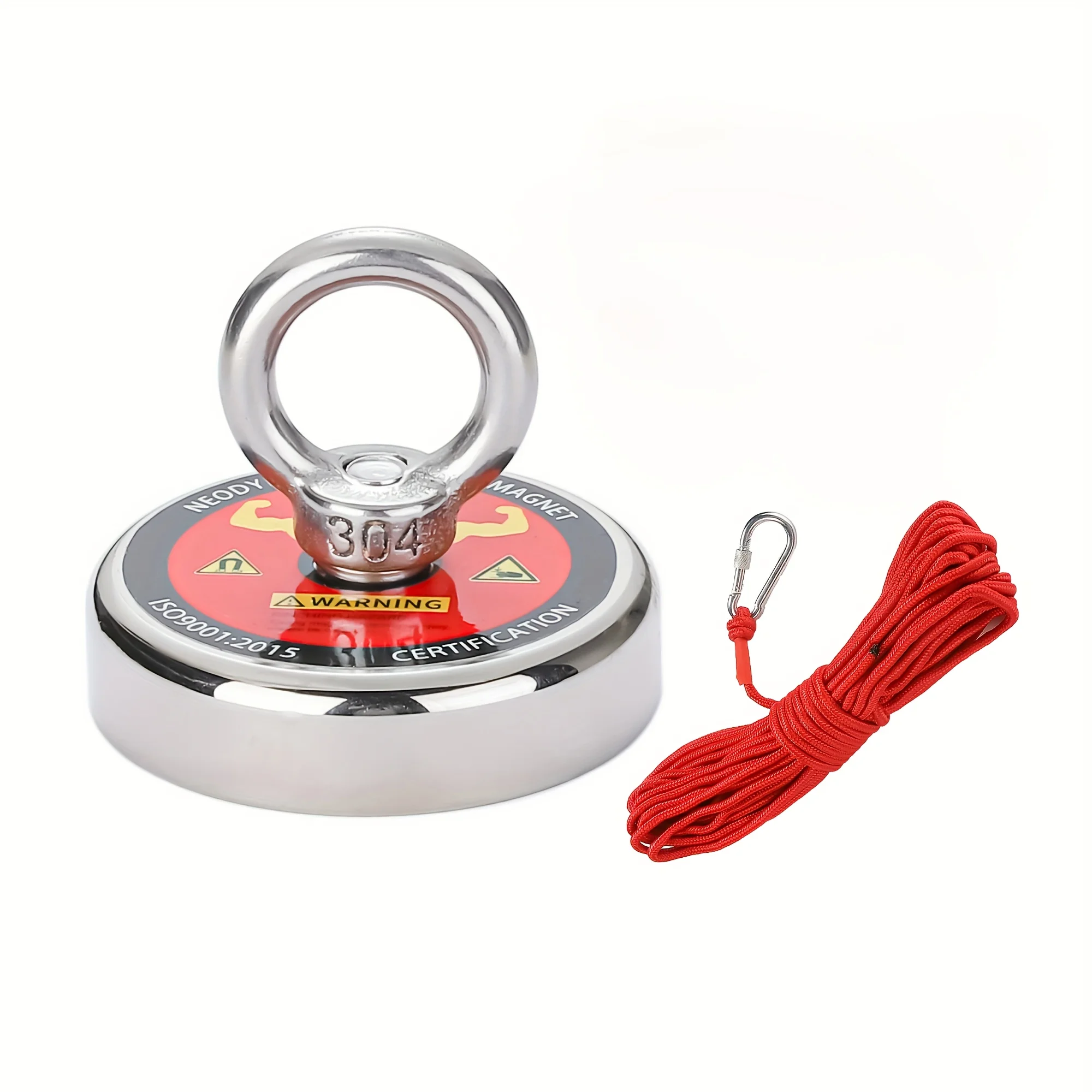 Neodymium Fishing Magnet Kit with Rope, Heavy-Duty Metal Retrieval And Underwater Treasure Hunting Magnet Set
Neodymium Fishing Magnet Kit with Rope, Heavy-Duty Metal Retrieval And Underwater Treasure Hunting Magnet Set