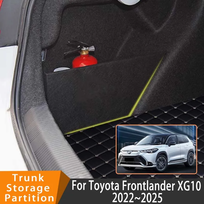 Auto Accessories For Toyota Frontlander XG10 2022~2025 Upgrade Organizer Trunk Side Partition Trunk Interior Storage Box Parts
Auto Accessories For Toyota Frontlander XG10 2022~2025 Upgrade Organizer Trunk Side Partition Trunk Interior Storage Box Parts