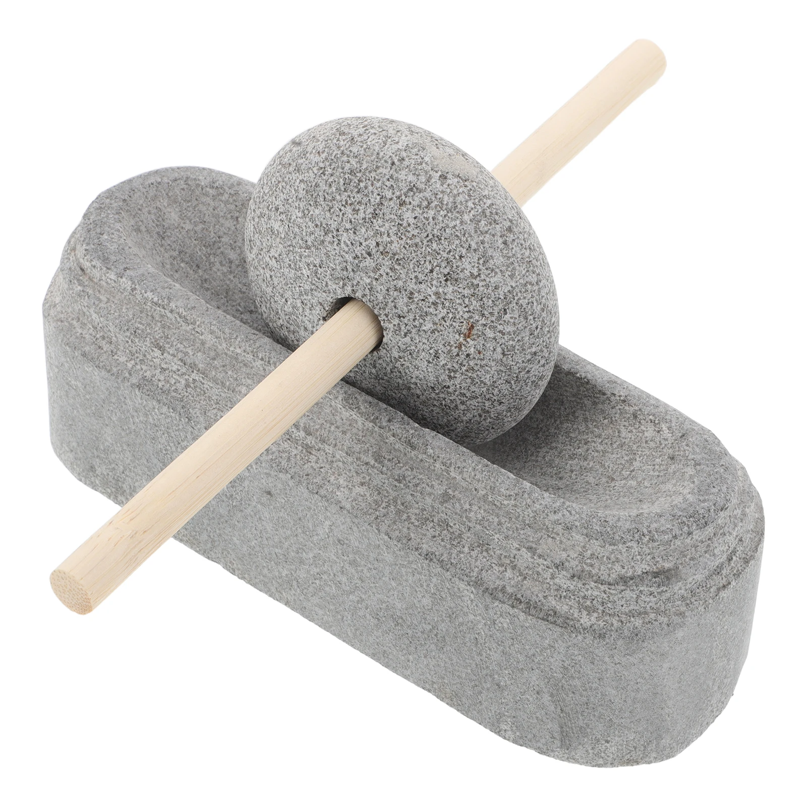 Maifan Stone Grinder Bowl Garlic Mortar Wood Set Handmade Mill Kitchen Muddler Wooden Manual
Maifan Stone Grinder Bowl Garlic Mortar Wood Set Handmade Mill Kitchen Muddler Wooden Manual