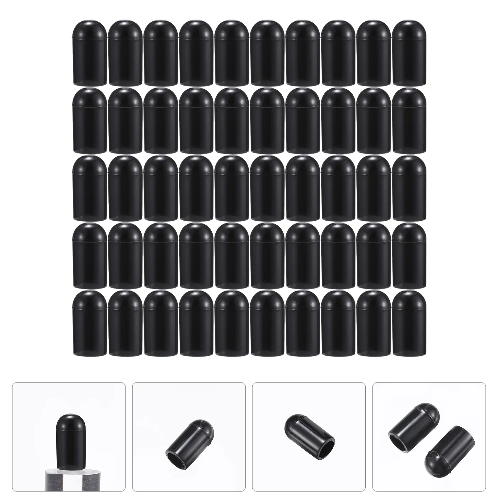 100 PCS Swimming Cap Sets of Plastic Jacket Protector Cover Wire Thread Protection Black
100 PCS Swimming Cap Sets of Plastic Jacket Protector Cover Wire Thread Protection Black
