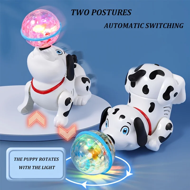 Musical Stunt Dog - Electric Puppy that Sings, Dances and Rotates while Heading the Ball
Musical Stunt Dog - Electric Puppy that Sings, Dances and Rotates while Heading the Ball