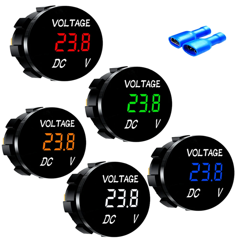 DC5V-48V Round Waterproof Voltmeter Motorboat Motorcycle Car LED Panel Digital Voltmeter Tester Monitor Display Voltmeter
DC5V-48V Round Waterproof Voltmeter Motorboat Motorcycle Car LED Panel Digital Voltmeter Tester Monitor Display Voltmeter