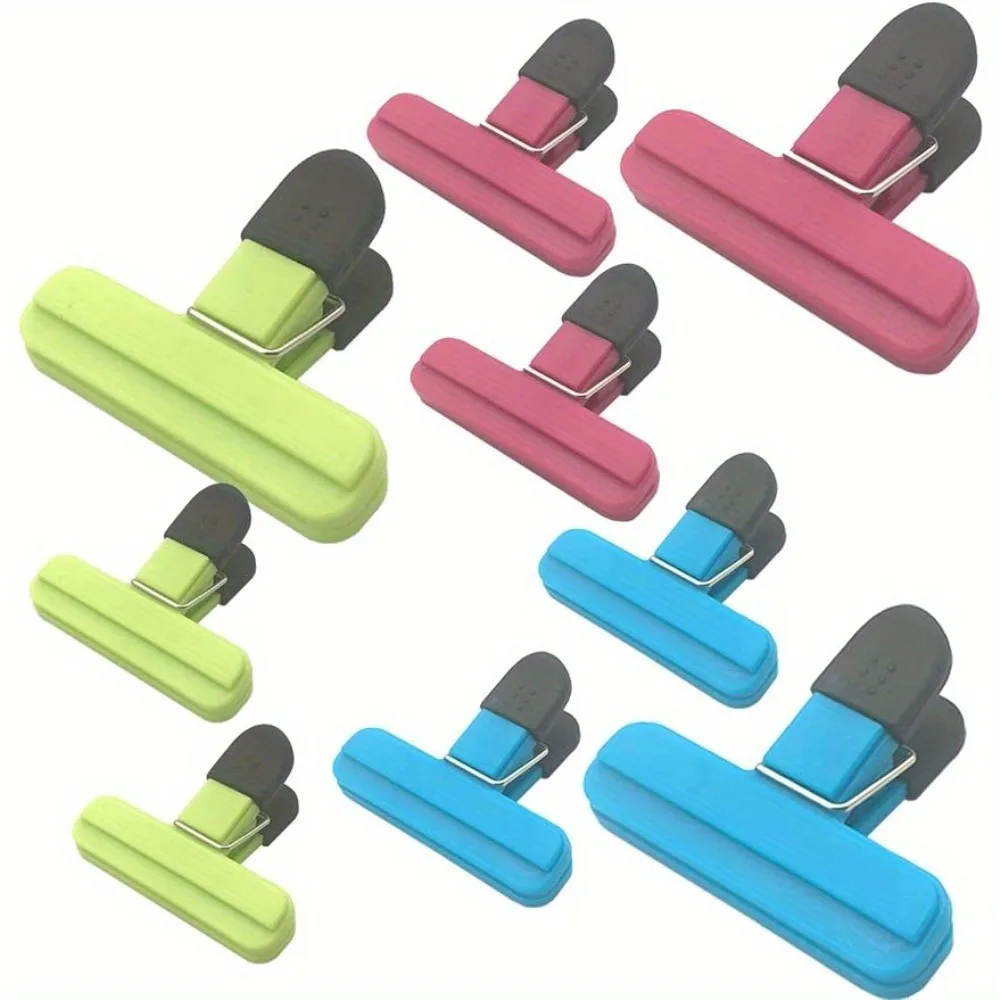 3/6pcs Food Bag Chip Clips, Large Chip Bag Clips, Heavy Duty Seal Grip, Reusable Airtight Clamp, For Various Produce Bags And Pl
3/6pcs Food Bag Chip Clips, Large Chip Bag Clips, Heavy Duty Seal Grip, Reusable Airtight Clamp, For Various Produce Bags And Pl