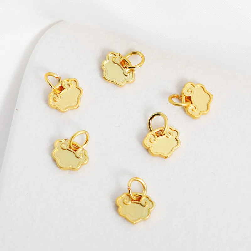 18K Matte Gold Plain Ruyi Pendant 6*8mm DIY Charms For Bracelets Necklaces
18K Matte Gold Plain Ruyi Pendant 6*8mm DIY Charms For Bracelets Necklaces