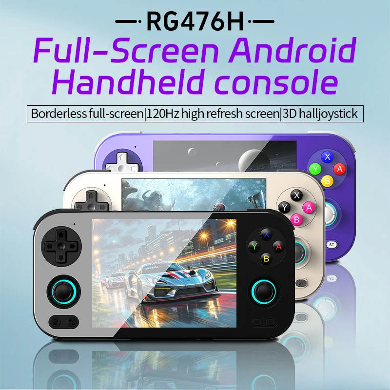 ANBERNIC RG 476H Android Handheld Game Console 4.7"HD Multi-touch Full Screen Hall Triggers Wifi Retro Video Games Player RG476H
ANBERNIC RG 476H Android Handheld Game Console 4.7"HD Multi-touch Full Screen Hall Triggers Wifi Retro Video Games Player RG476H