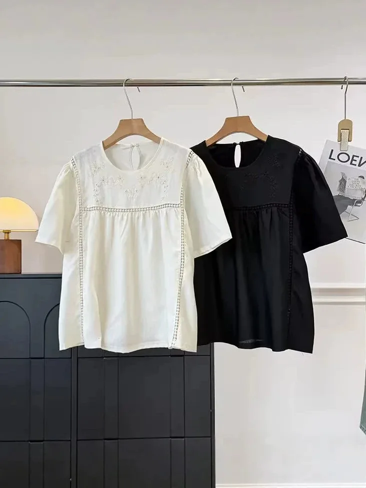 Dave&Di Summer New Women's Linen Loose Short Sleeved T-shirt Shirt Blouses Women's Clothes Shirts Tops
Dave&Di Summer New Women's Linen Loose Short Sleeved T-shirt Shirt Blouses Women's Clothes Shirts Tops