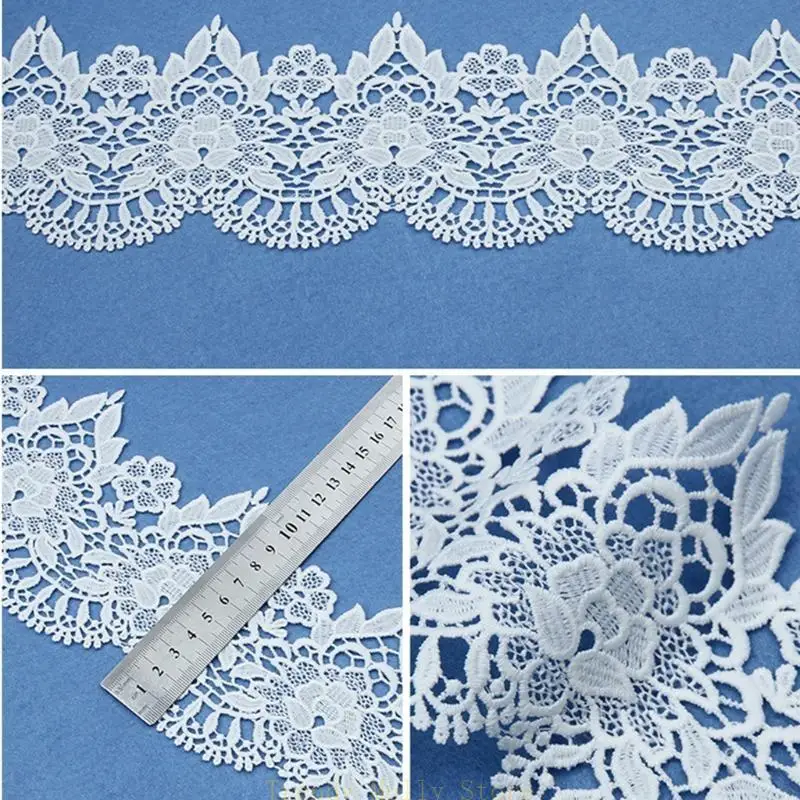 N5KB Lace Woven Bandwidth 10yards White Lace Trim & Embellishments DIY Handmade
N5KB Lace Woven Bandwidth 10yards White Lace Trim & Embellishments DIY Handmade