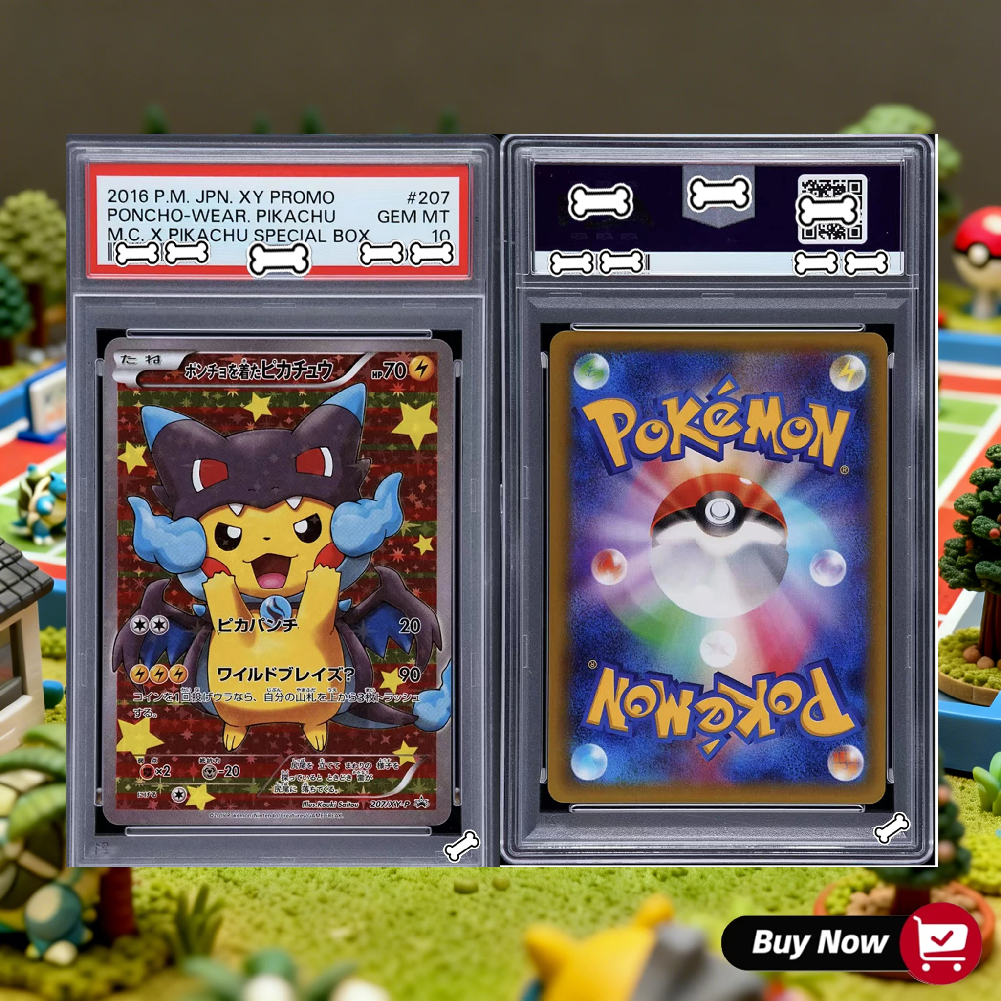 PTCG DIY 2016 P.M. JPN. XY PROMO PONCHO-WEAR. PIKACHU M.C. X PIKACHU SPECIAL BOX Base Set GAME GREY HAT VAN GOGH Game Proxy Card
PTCG DIY 2016 P.M. JPN. XY PROMO PONCHO-WEAR. PIKACHU M.C. X PIKACHU SPECIAL BOX Base Set GAME GREY HAT VAN GOGH Game Proxy Card