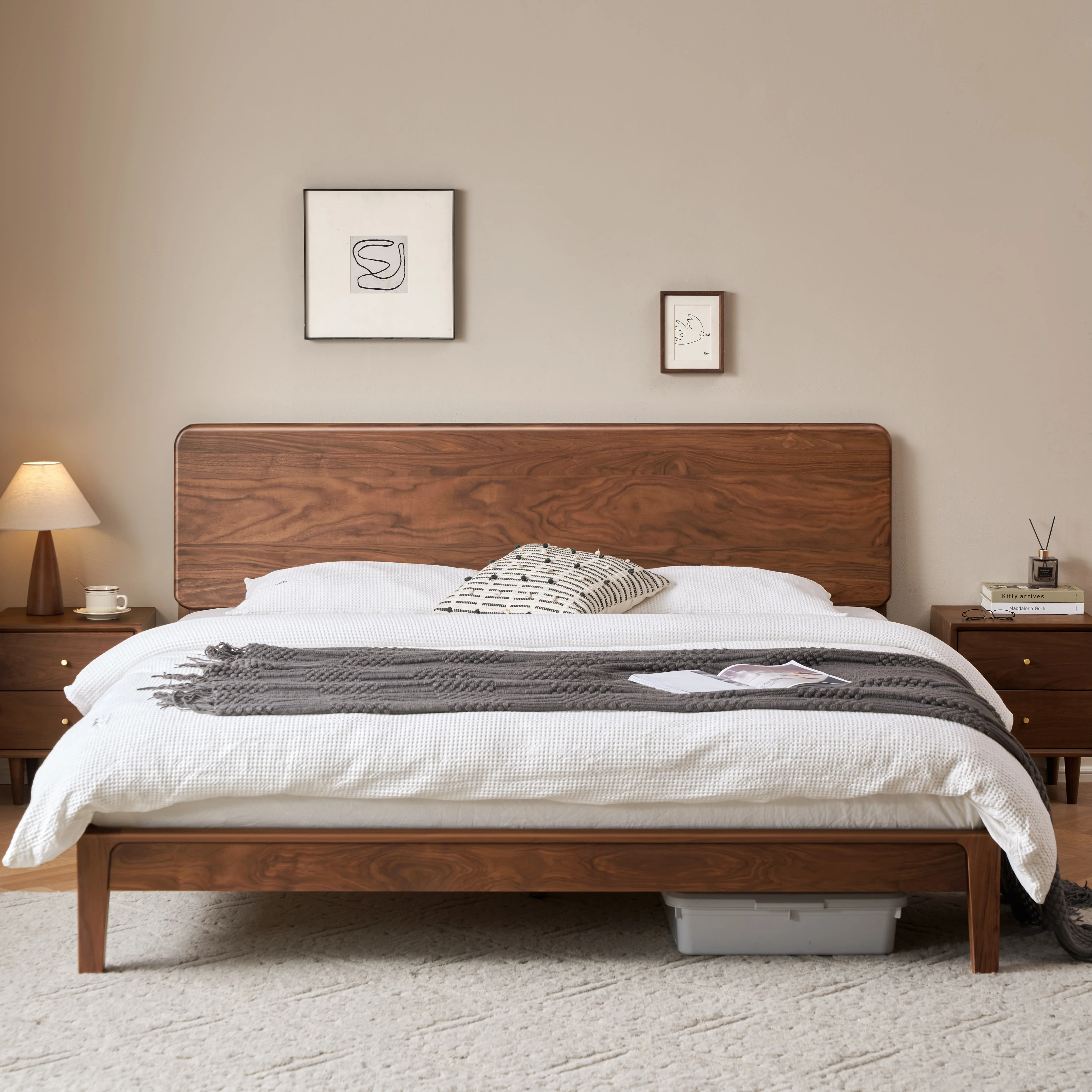 -yy B5016 Japanese Style Solid OAK Wood Bedroom Set with Headboard Bedroom Furniture Bed Double Bed
-yy B5016 Japanese Style Solid OAK Wood Bedroom Set with Headboard Bedroom Furniture Bed Double Bed