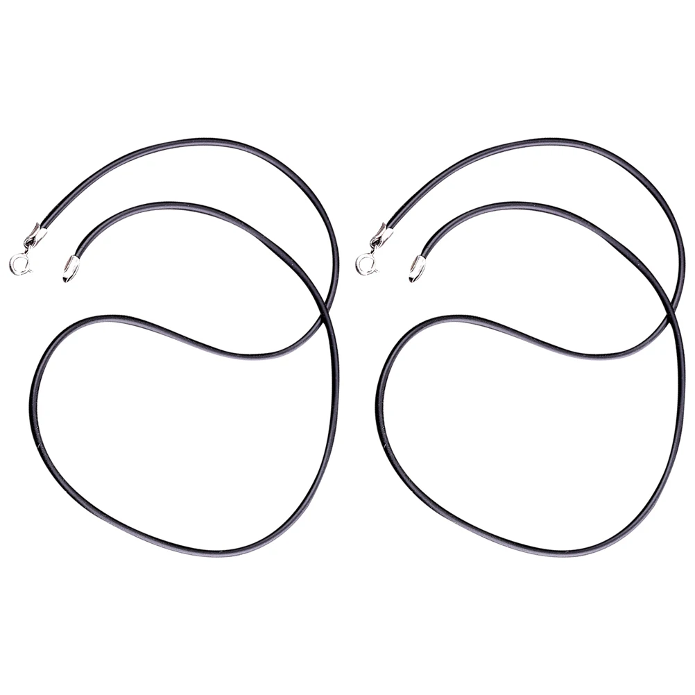 2pcs Rubber Rope Black Bracelet Jewelry Accessories DIY Rubber Rope For Necklace Bracelet Anklet Repair Projects Gifts 
2pcs Rubber Rope Black Bracelet Jewelry Accessories DIY Rubber Rope For Necklace Bracelet Anklet Repair Projects Gifts